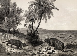Paisaje de la Edad del Tiza de English School